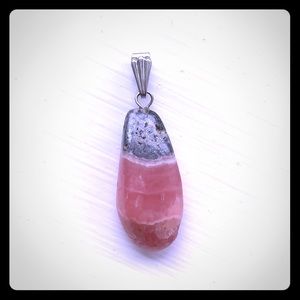 Rhodochrosite pendant